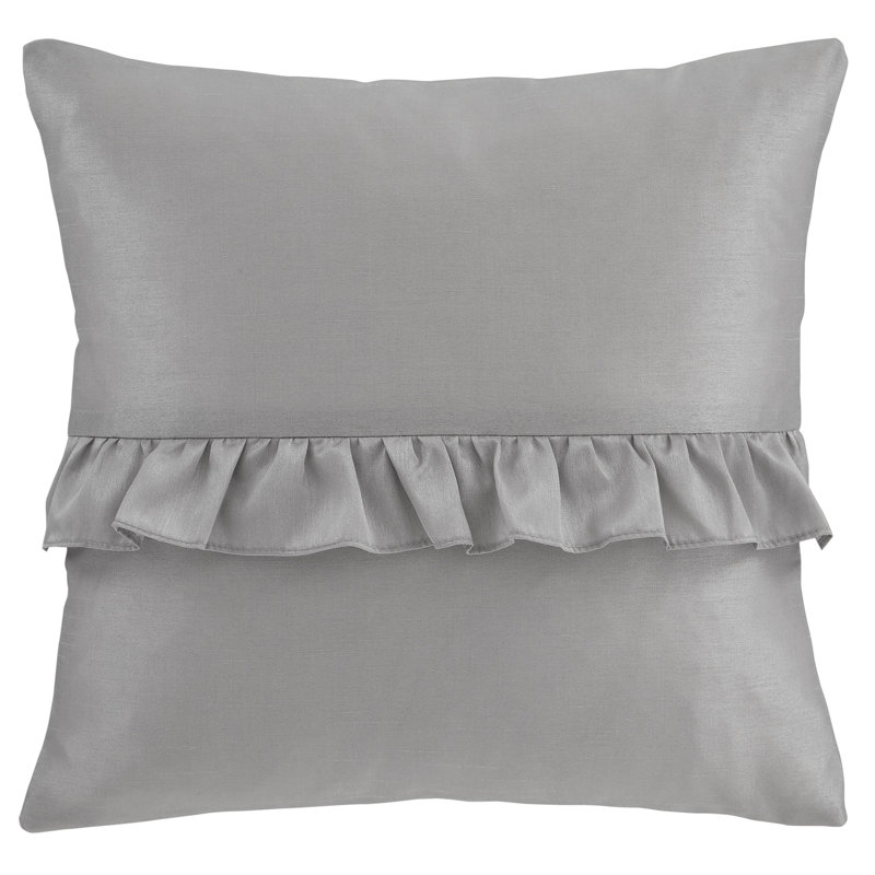 Flamenco Scatter Cushion with Filling, Silver