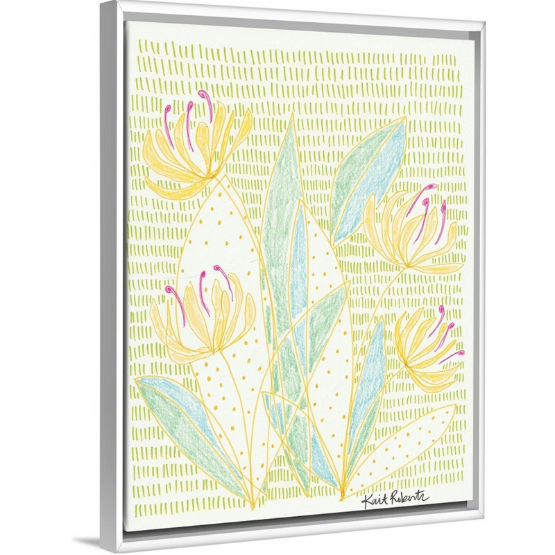« Honey bunches » par Kait Roberts-impression sur toile, Toile blanche encadrée, H 42 po x l 32 po x P 1,75 po