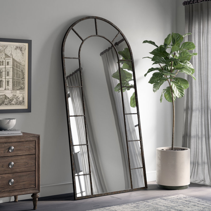 Baylen Metal PATTERN ARCH Wall Mirror
