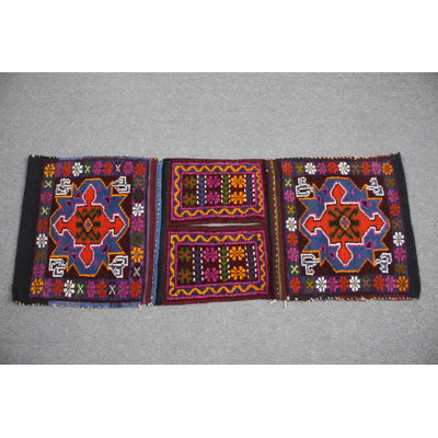Vintage Turkish Oushak Small Brown Handmade Wool Rug Ideal for Outdoors and Wall Hangings