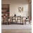 Light luxury rectangular dining table with a sintered stone tabletop and a solid wood frame-1610845848