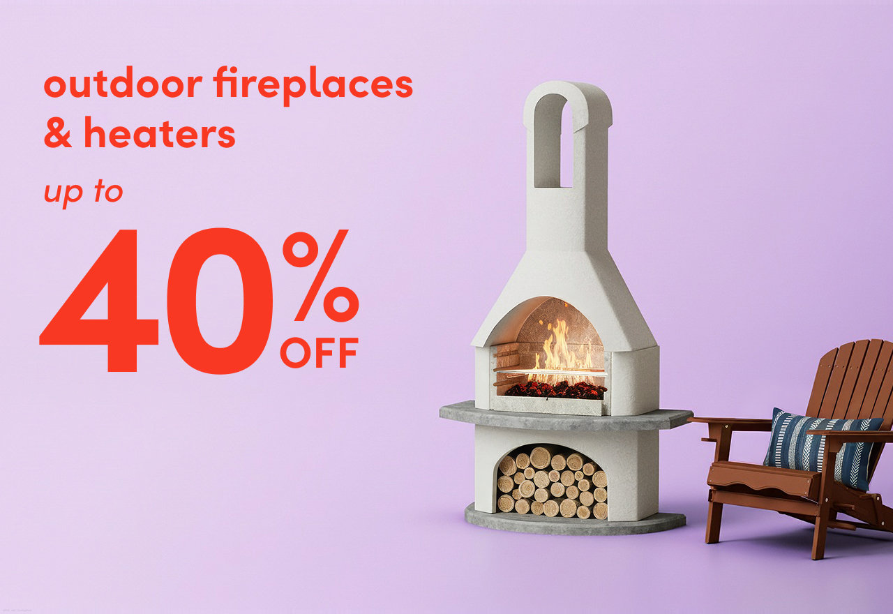 outdoor fireplace & heater sale