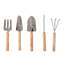 Green Metal Stainless Steel Patio Planting Tools Set