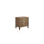 Table de chevet 3 tiroirs Latte Finish