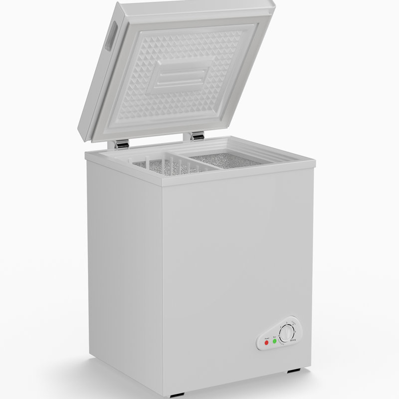 7.0 Cubic Feet Garage Ready Chest Freezer, Compact Top Opening Freestanding Deep Freezer with 7 Level Adjustable Thermostat & Removable Basket, White