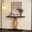 Console d'appoint, pieds d'entrée en métal entrelacés de luxe, mobilier d'entrée haut de gamme
