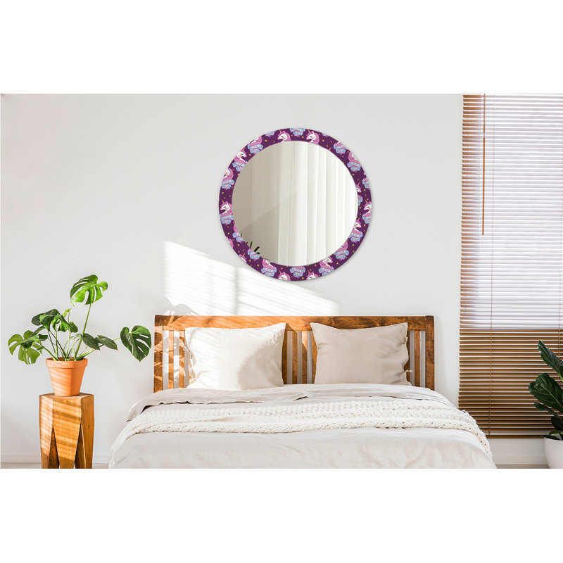 Huldar Glass Flat Wall Mirror