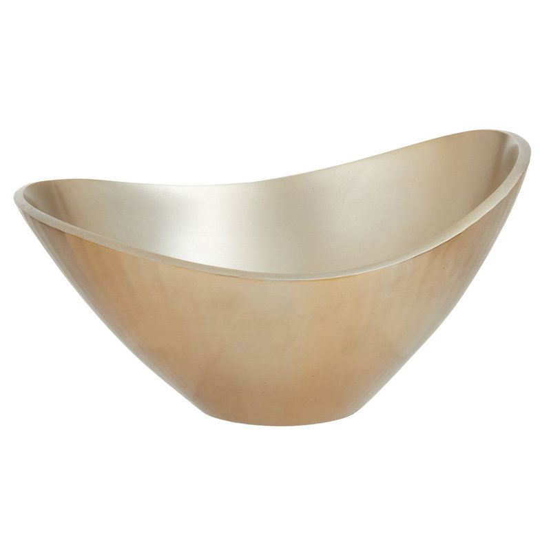 Ashraff Metal Decorative Bowl 1, Gold