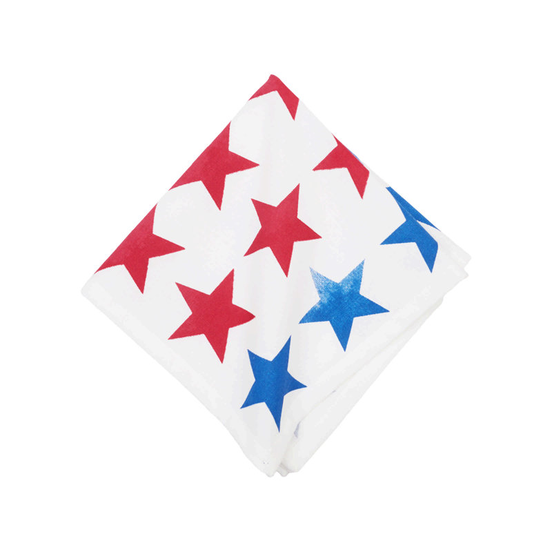 Red White & Pow Napkin Set of 6