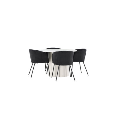 Nycia 4 - Person Dining Set