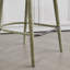 Tabouret de bar rembourré sans dossier en tissu - siège rembourré avec pieds et repose-pieds robustes, siège peu encombrant pour îlot de cuisine, comptoir de salle à manger et pub, 2 ensembles-359094267-359094265