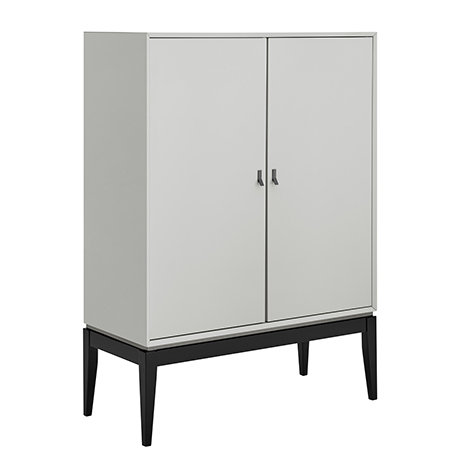 Rozele Accent Cabinet, Cool Grey