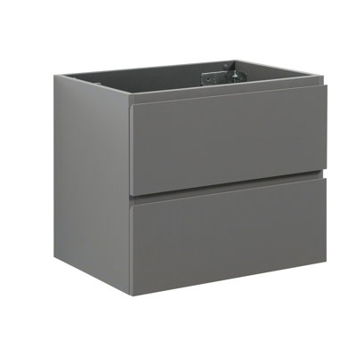 Alice-24W-105,Wall mount cabinet WITHOUT basin,With two drawers