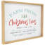 Décoration murale en bois encadrée «Farm Fresh Christmas Trees»