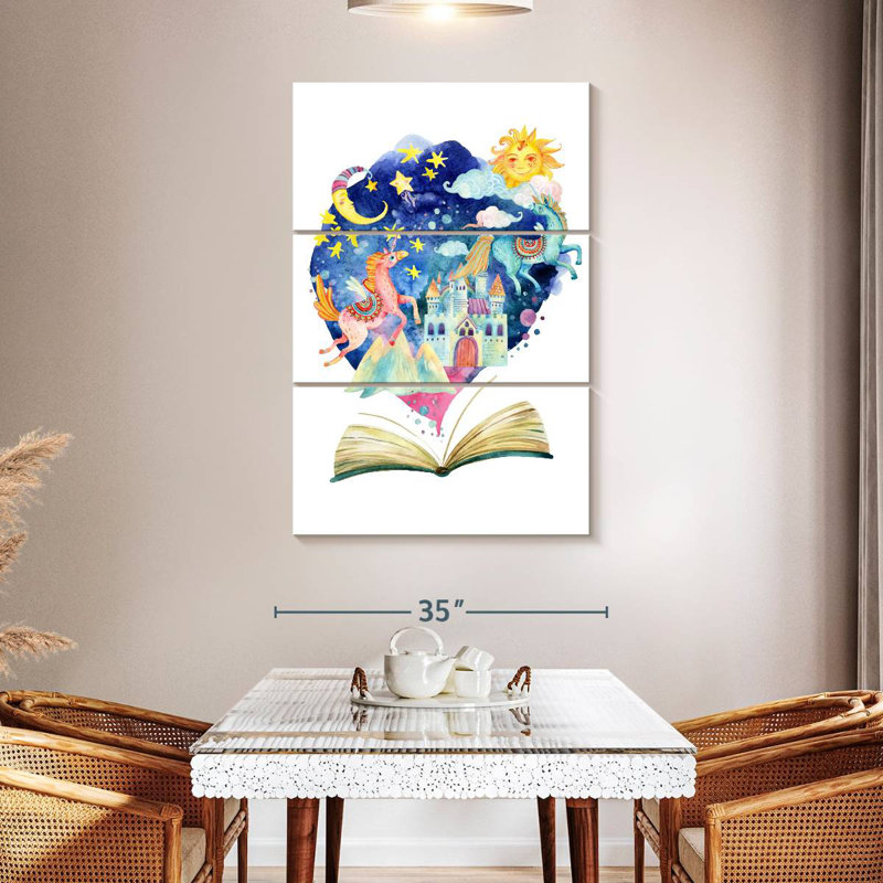 Kelan Fairy Tale Book World, H 50 po x l 32 po