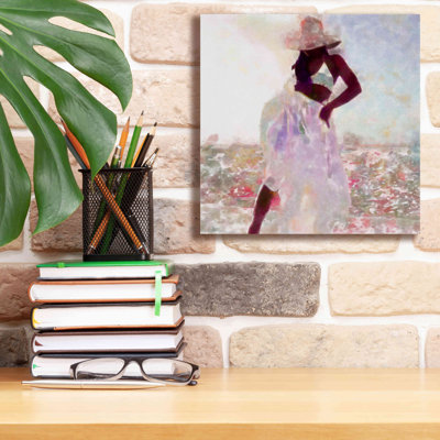 «Her Colorful Dance I» par Alonzo Saunders, estampe numérique sur toile