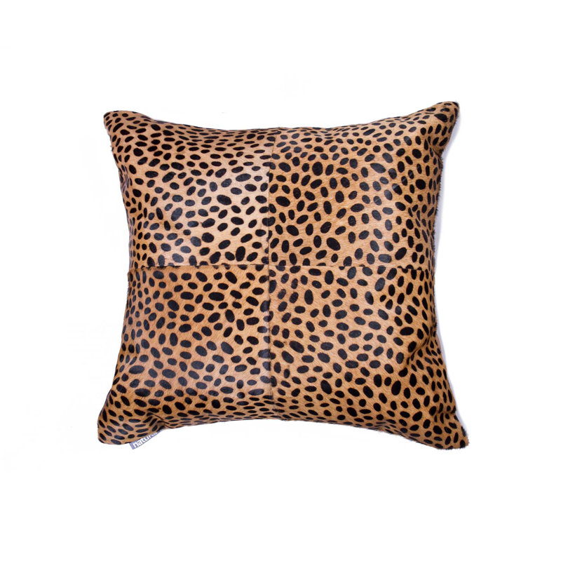 Coussin guépard 18 po x 18 po x 5 po Quattro