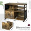 Witteride 1 Drawer Filing Cabinet