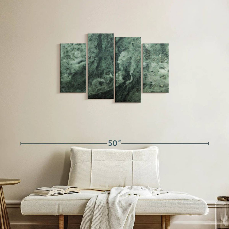 Avery Abstract Malachite, 22" H x 36" W