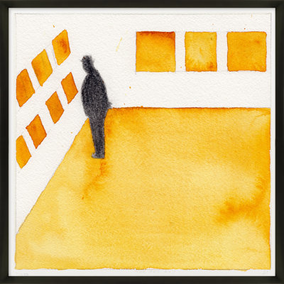 "Art Guy" par Simon Schneiderman - Reproduction d'art sur papier encadrée