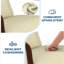 5mm The Cozy Reading Chair with Lumbar Support, Mid-Century Solid Wood Armchair for Living Room-122090235