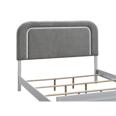 Queen Bed (Mattress Not Included), White