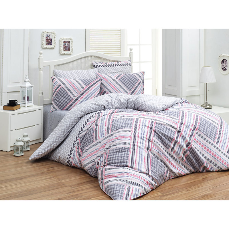 Geometric Shapes Duvet Cover Set with Pillowcases