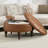 Ellersick Versatile Round Water-Resistant Linen Upholstered Storage Ottoman-2138734778