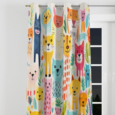 Avit - Animal Nursery Blackout Grommet Curtain - 1 panel