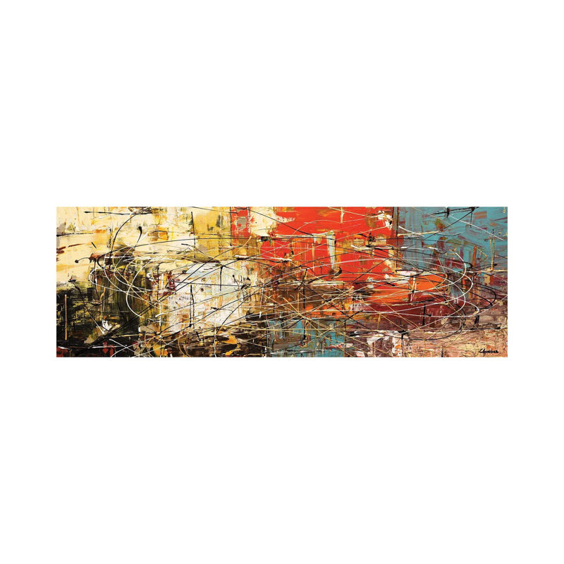 Artylicious by Carmen Guedez - Panoramic Gallery-Wrapped Canvas Giclée on Canvas, 30.48 cm H x 91.44 cm W x 1.91 cm D