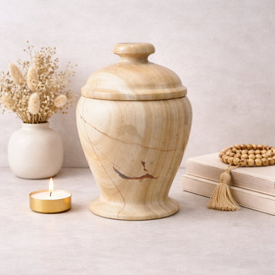 Marble Keepsake Cremation Urn For Ashes