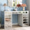 51" Hollywood Style Mirrored Makeup Vanity with 13 Drawers
