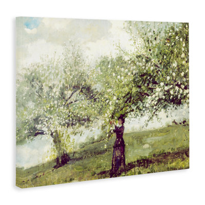 Toile rétro «Gathering Blossoms», conception par Leah Straatsma