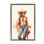 Toile flottante encadrée «Wild West Cowgirl» par Andrea Haase