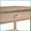 Table basse classique classique en métal brossé avec tiroir et amp; Tablette, peu encombrante pour le salon