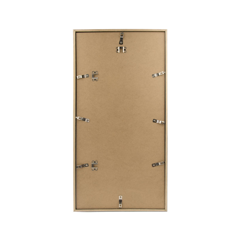 Pullam White Solid Wood Collage Picture Frame with Mat