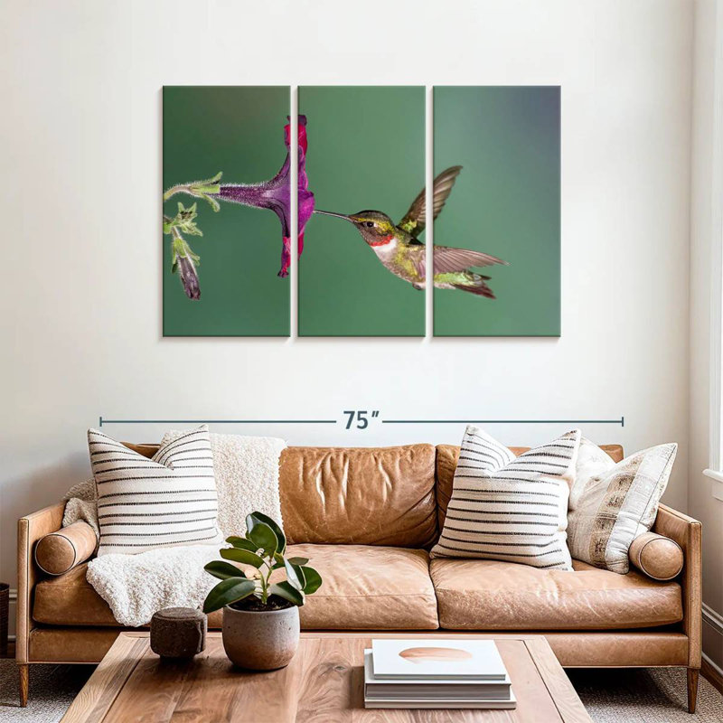 Brampt Nectar Sucking Hummingbird, 36" H x 57" W