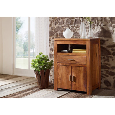 Shaman Solid Wood 55cm W 1 - Drawer Chest of Drawers
