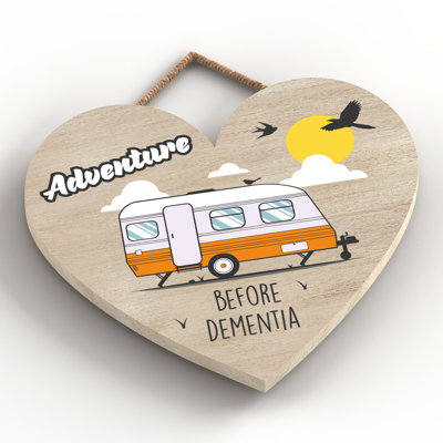 Caravan Dementia Orange - Print on MDF