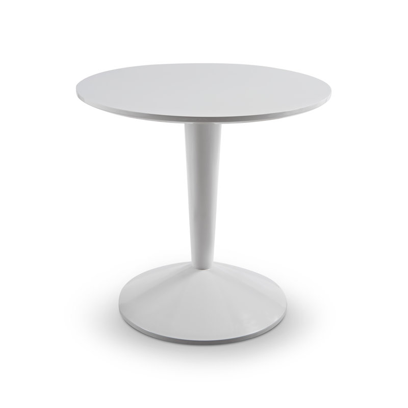 Isan Round Dining Table, White, 110cm L x 110cm W