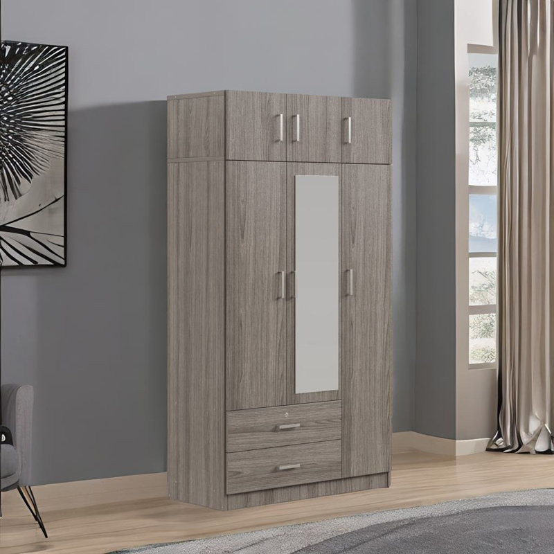 Armoire Alayzhia, Gris antique