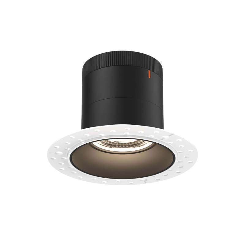Moda 4 pouces modulaire 5 CCT régressé vers le bas en noir sans garniture, Noir