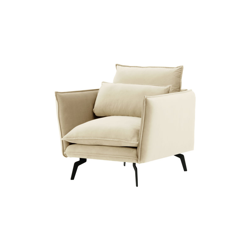 Dahab Upholstered Armchair, Beige