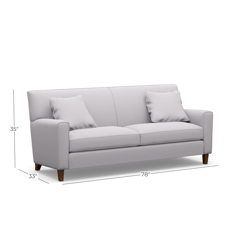 Lawrence Sofa, Zane 354222, Walnut