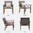 Domi 3-Piece Patio Outdoor Conversation Set