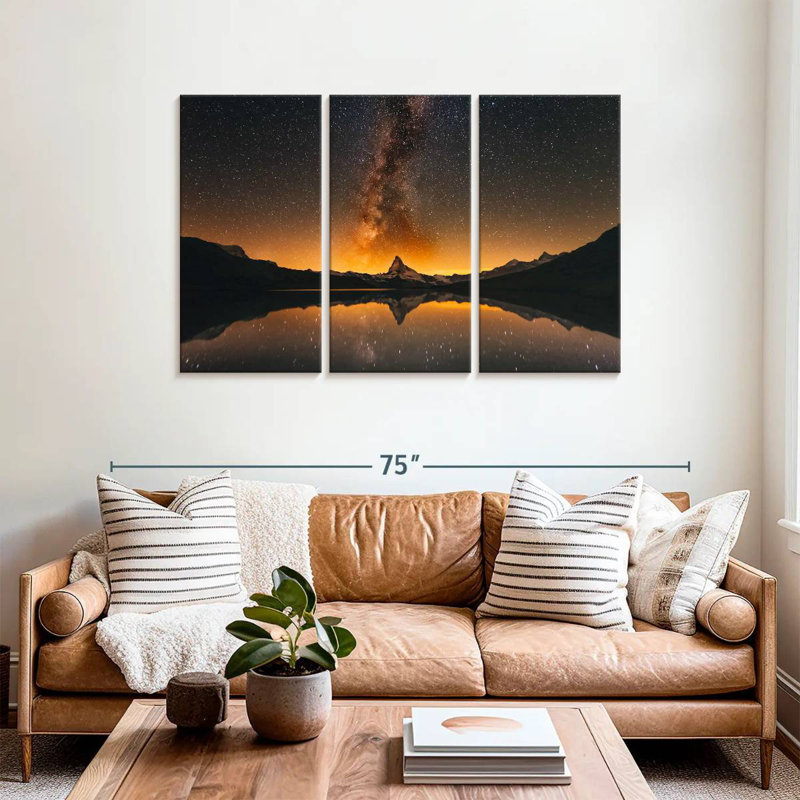 Oberle Milky Way At Lake Stellisee, 36" H x 57" W
