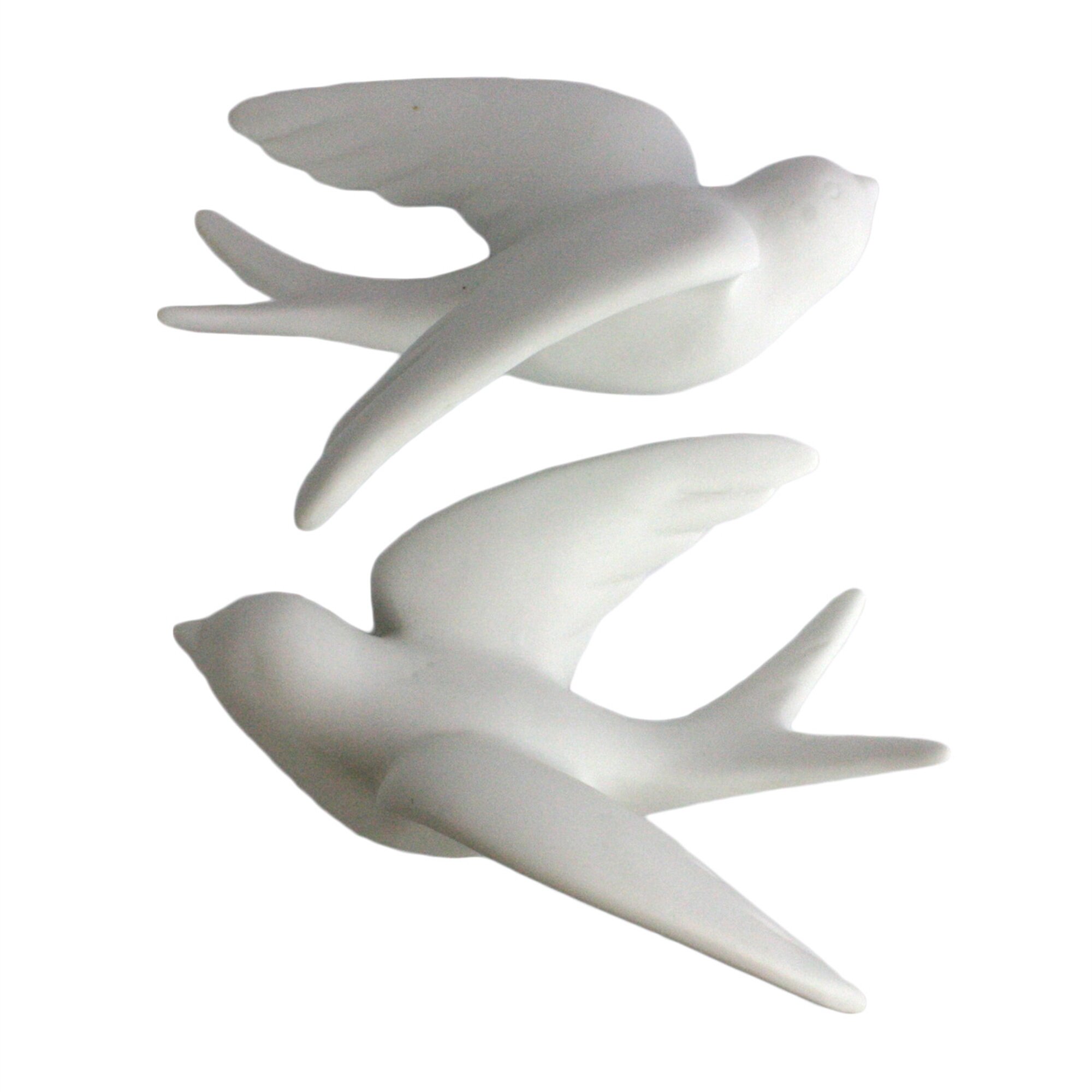 Winston Porter 2 Piece Ceramic Sparrows Pair Wall Décor Set & Reviews ...