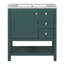 Meuble-lavabo de style transitionnel avec lavabo en céramique-1546319100