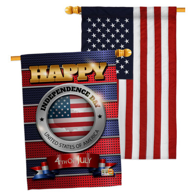 Happy Impressions Decorative 2-Sided Polyester 40 x 28 in. House Flag