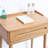 Natural Wood 60Cm Dresser Table Desk